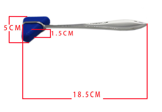 18.5cm ζωηρόχρωμο SS κρούσης τριγώνων νευρολογικό ανακλαστικό λάστιχο σφυριών