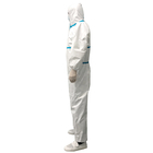 Προστατευτικό κοστούμι s-XXXL φορμών αντι βακτηριδίων μίας χρήσης